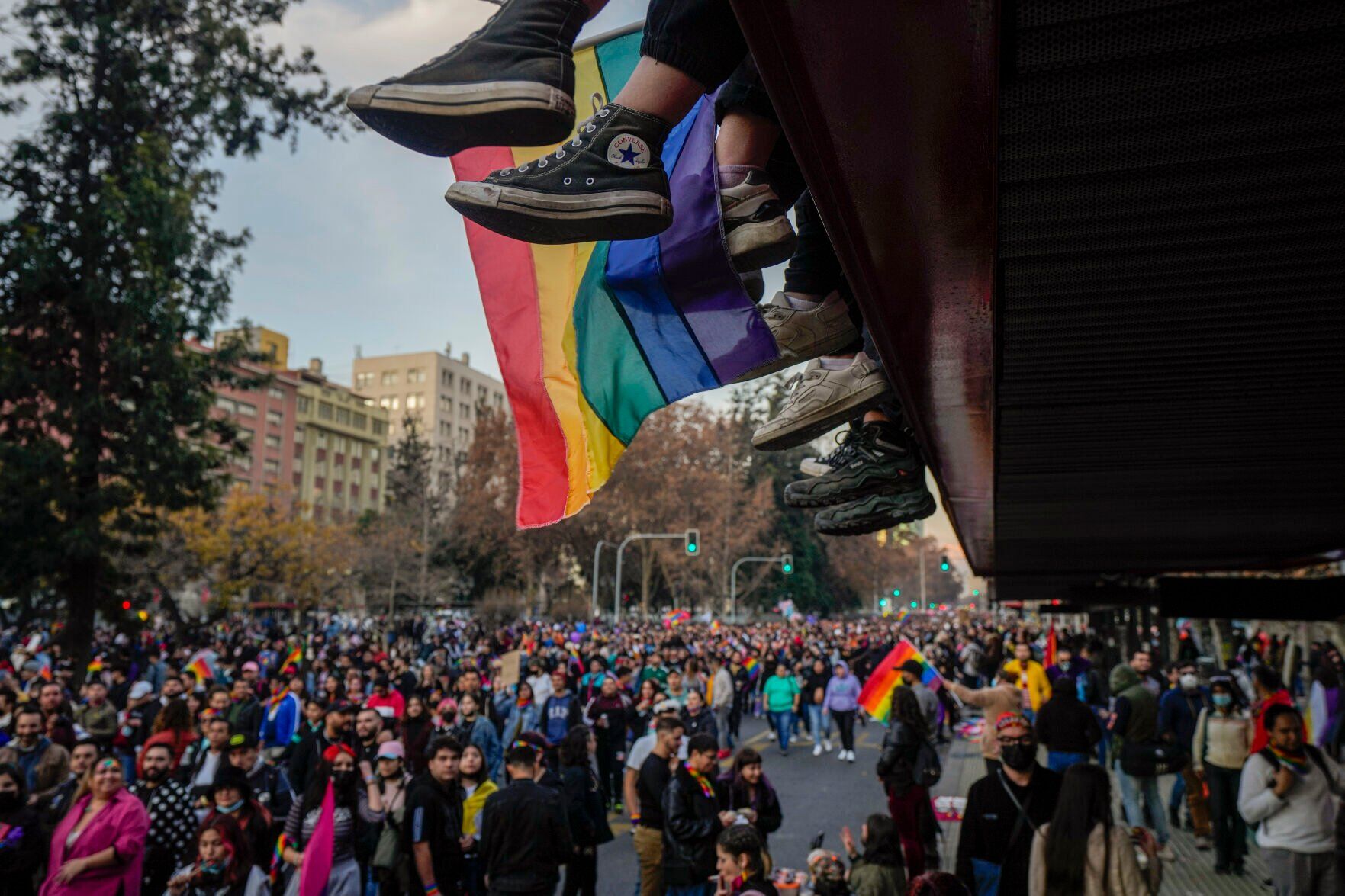 APTOPIX Chile Gay Pride Parade